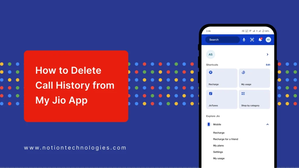 How to Delete Call History from My Jio App