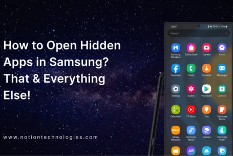 How to Open Hidden Apps in Samsung?