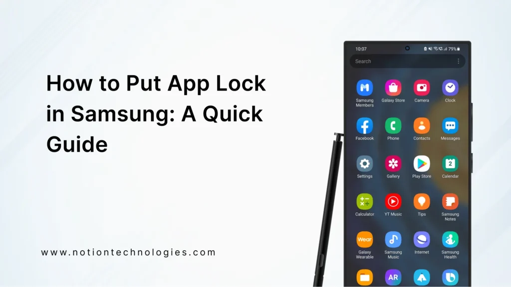 How to Put App Lock in Samsung