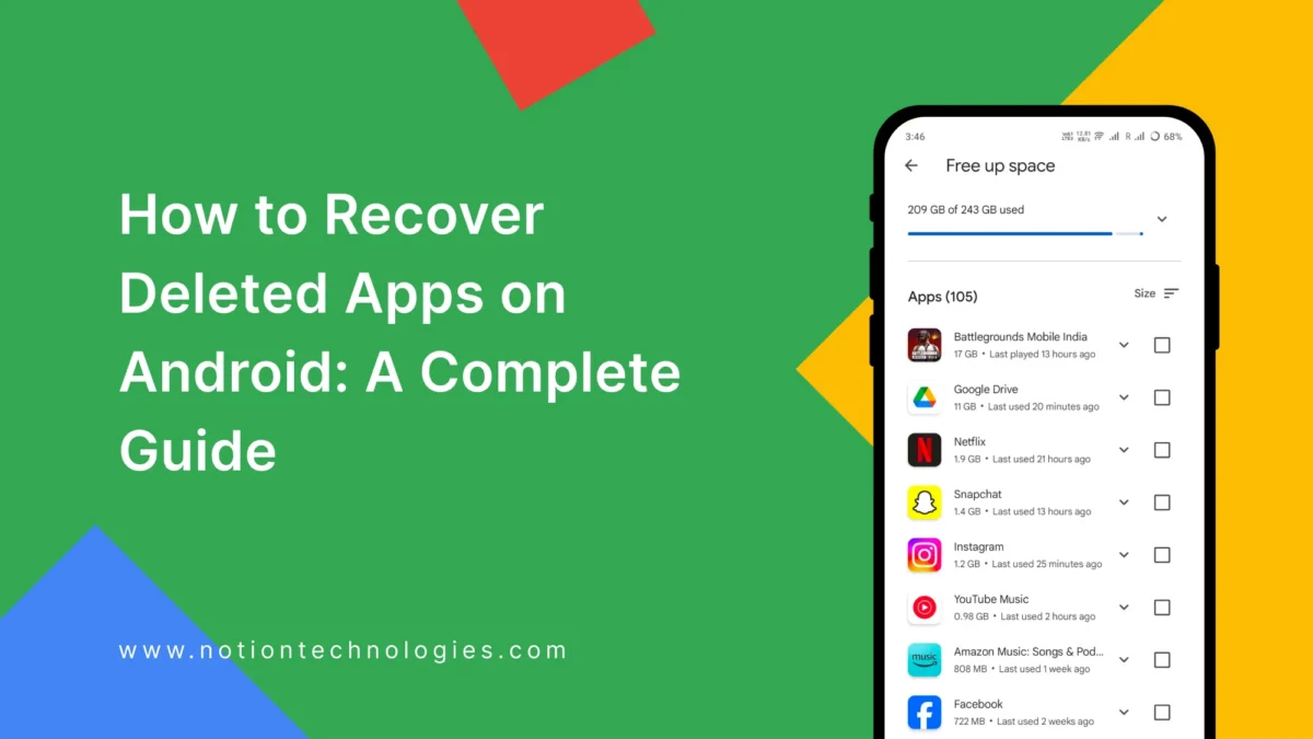 How to Recover Deleted Apps on Android: A Complete Guide