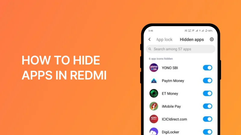 How to Hide Apps in Redmi