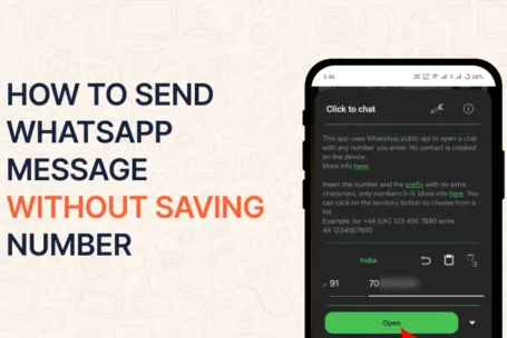 How to Send WhatsApp Message Without Saving Number