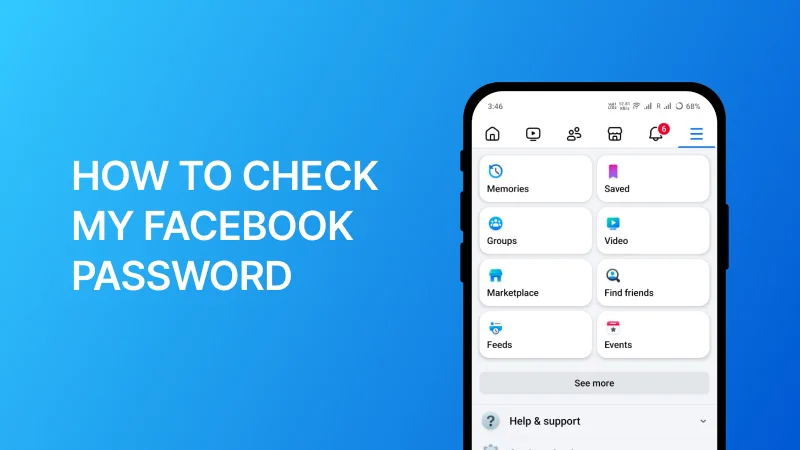 How to Check My Facebook Password