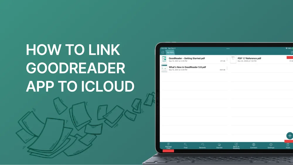 How to Link GoodReader App to iCloud